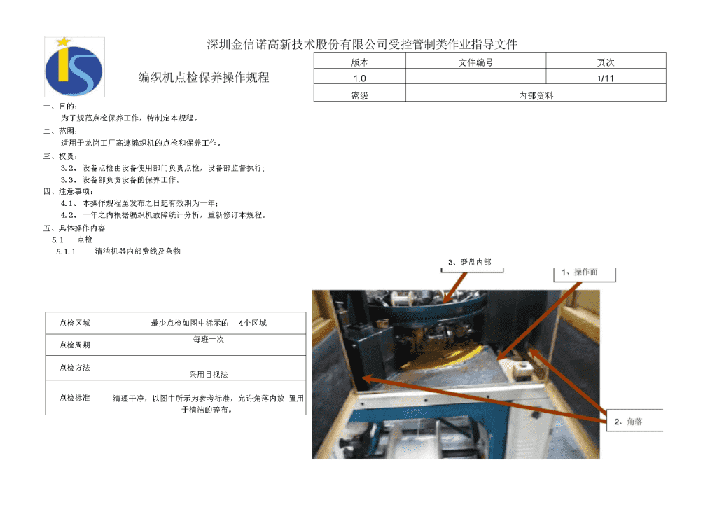 织造机械与跳线检验标准