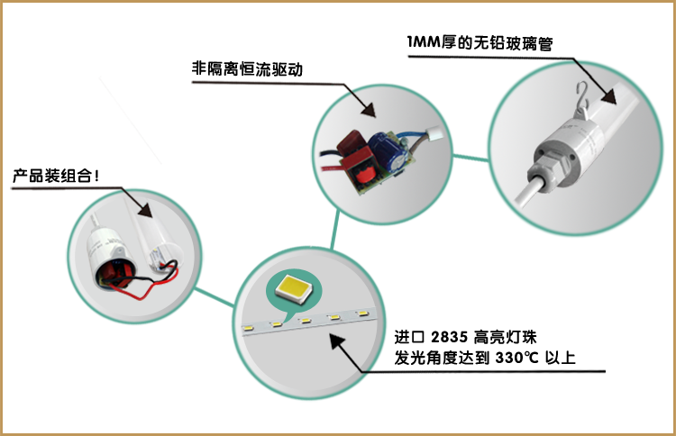 灯管/灯泡与波段开关结构