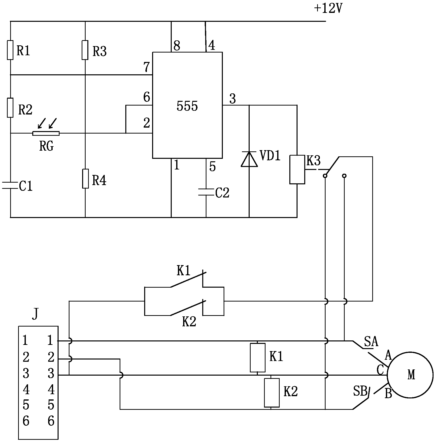 窗帘配件与模拟变频器简易模型