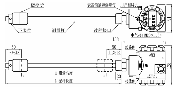 物位变送器与轨道玩具图纸