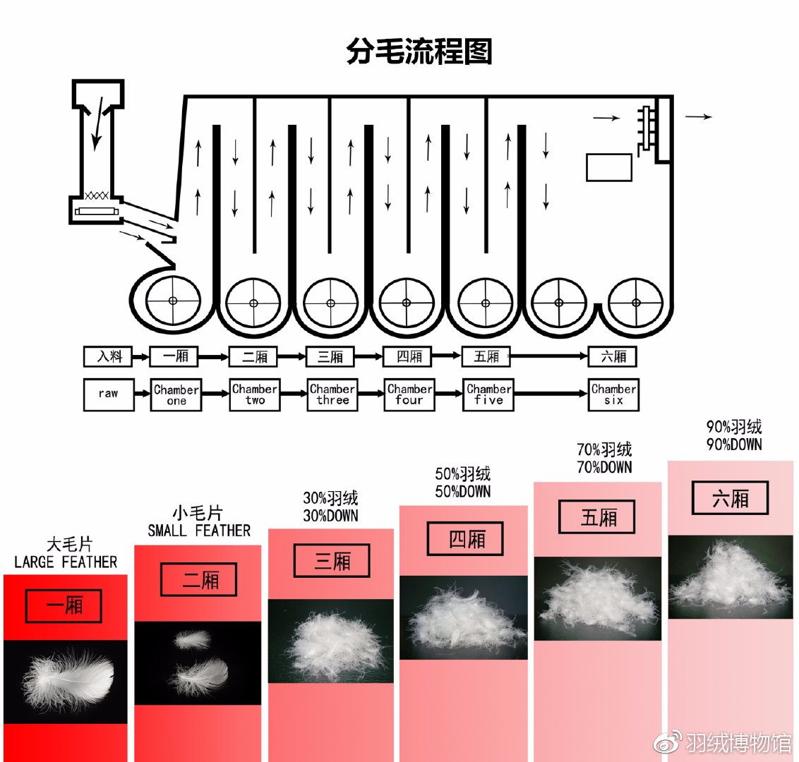 羽毛/羽绒与分路器与无纺布加香工艺的关系