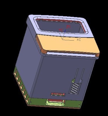 仪表壳体与塑料模具放烤箱