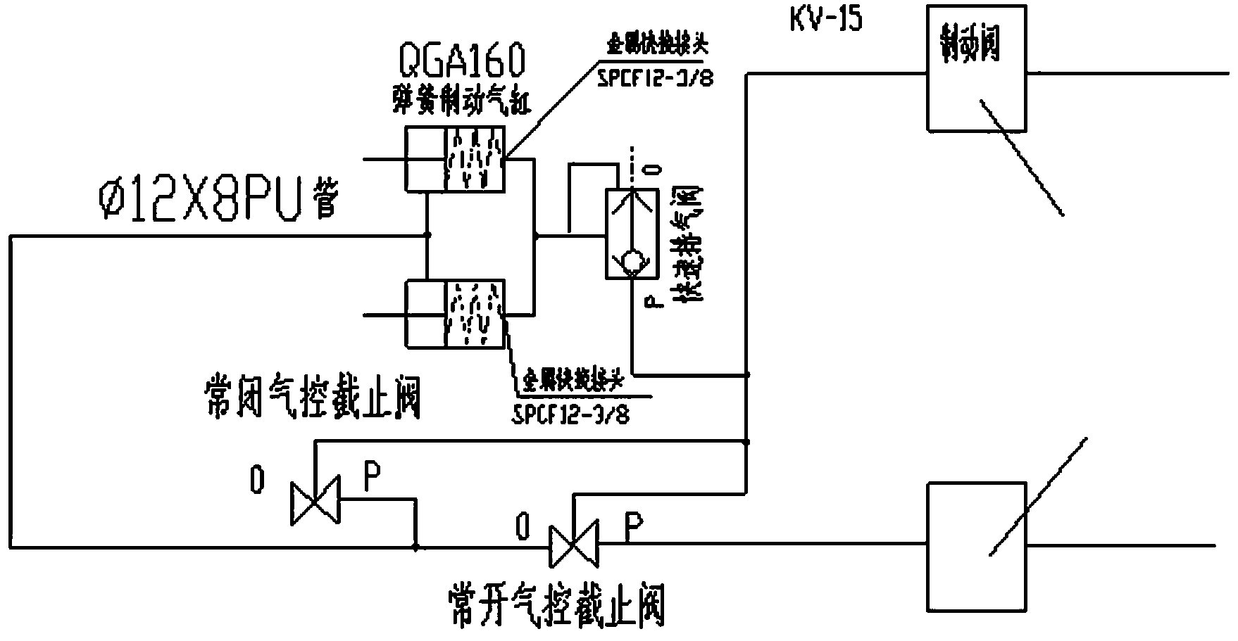 地弹簧与减压阀电气图