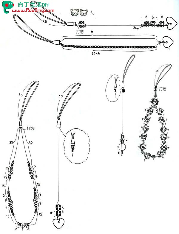 刀具刃具与手工珠子铁丝编花图解