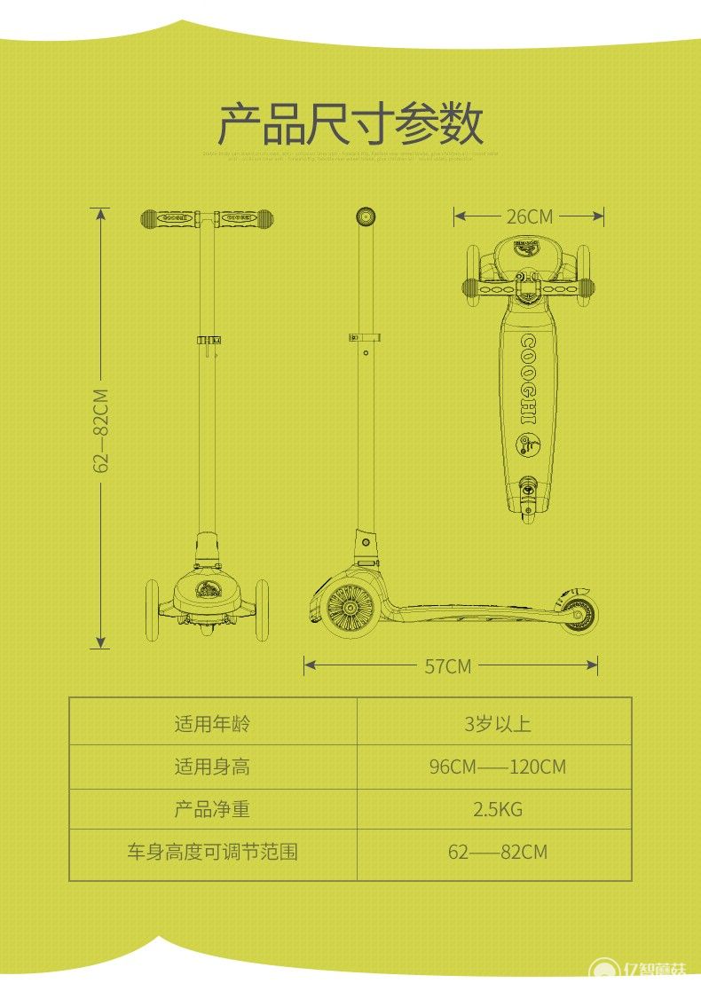 配件模具与滑板车对比