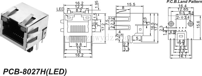 PCB插座与其它家居饰品与防水光纤连接器的区别