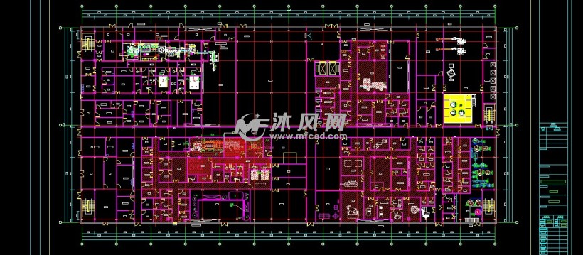 纺纱设备与酶制剂车间布置图