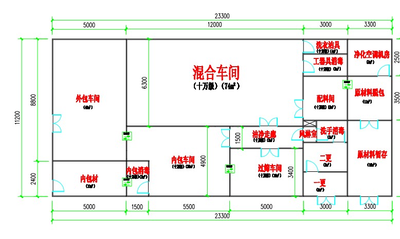 高低温箱与酶制剂车间布置图