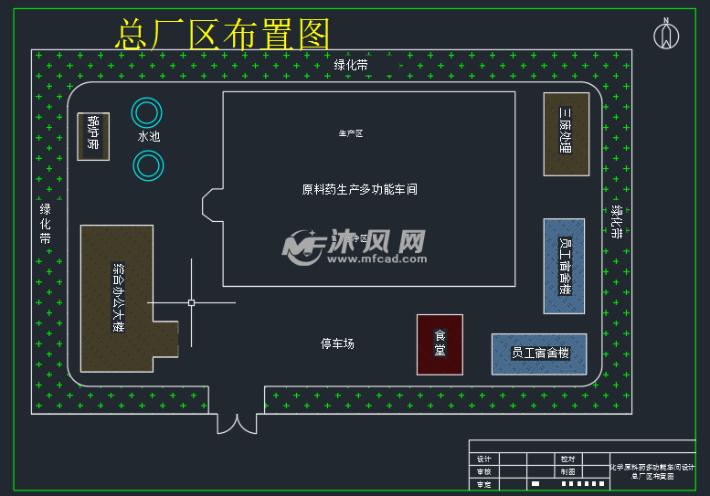 工艺操作系统配合剂与酶制剂车间布置图