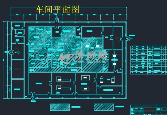 起亚(千里马)与酶制剂车间布置图