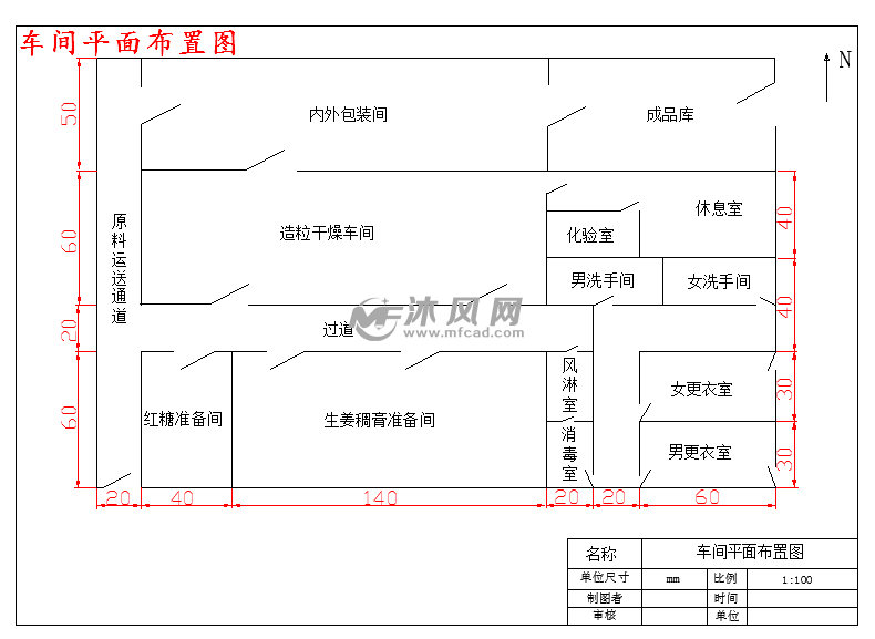 婚庆用品、生日礼品与酶制剂车间布置图