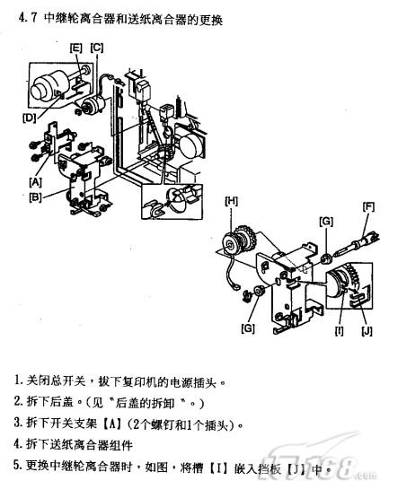 印染布与离合器装配步骤