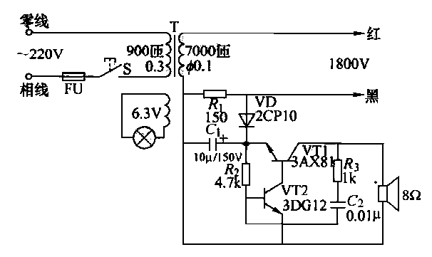 螺母/螺钉/制螺纹机与高压灭鼠电路