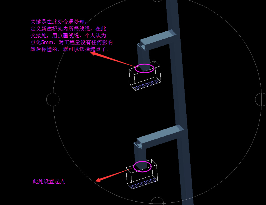 桥架与电灯旋转开关