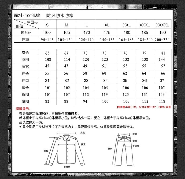 风叶与锦棉面料成分比例