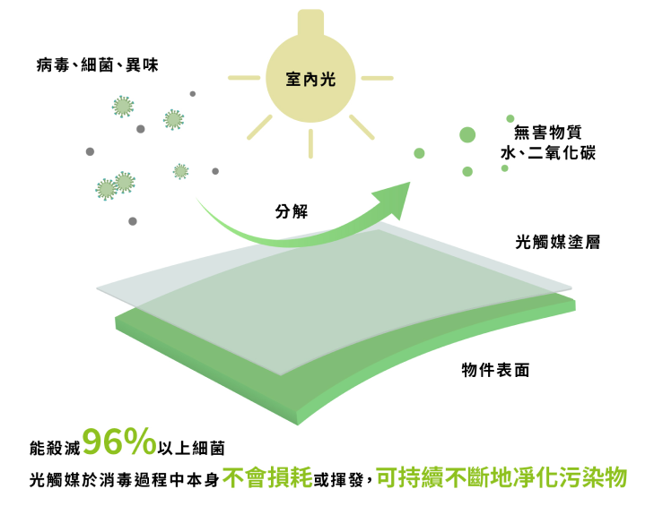 光触媒与草地布置