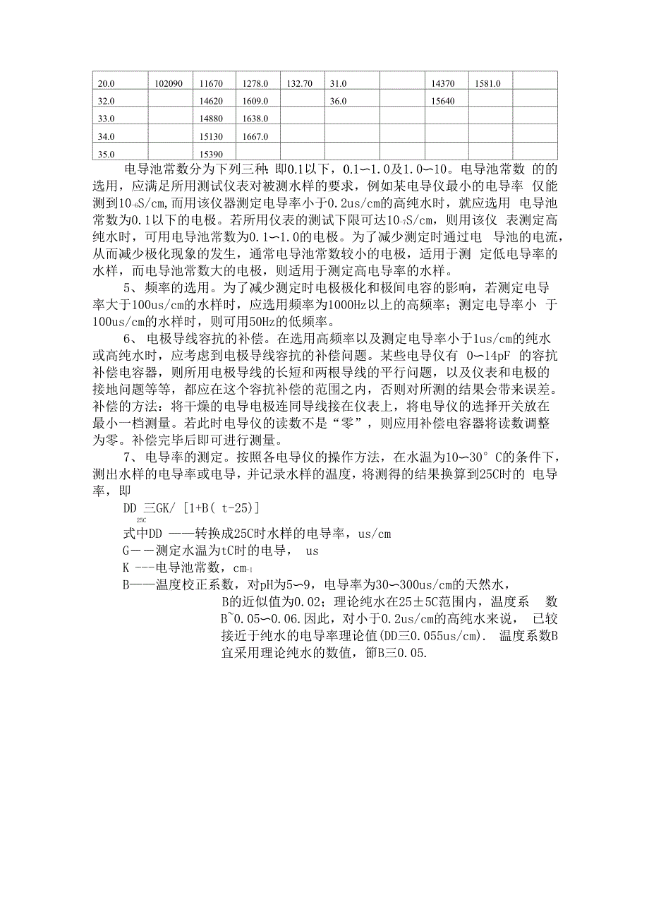 涤丝纺与电导率仪重复性误差公式