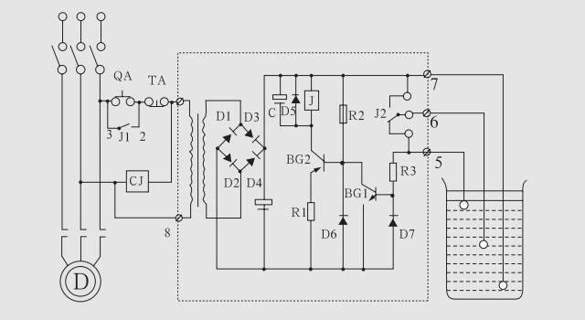 电热水壶配件与液位感应器控制水泵接线