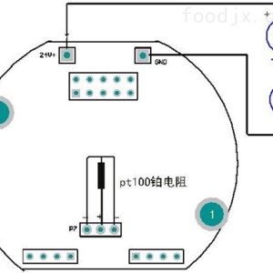 发热管与温度变送器的变送模块组成