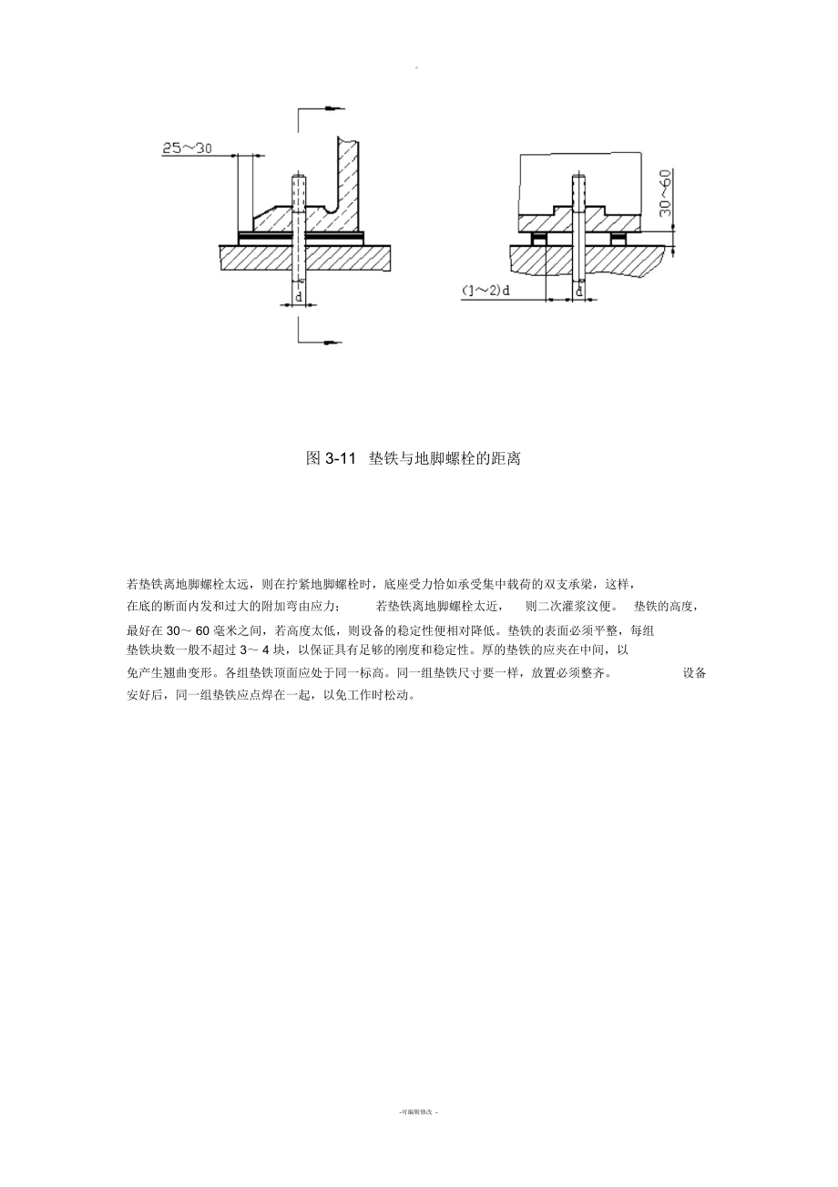 通用塑料与发电机垫铁安装要求