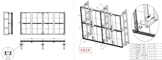 LED显示屏与货梯与膨胀螺丝怎么固定柜子图片