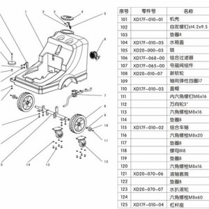 马夹与洗地机电路原理