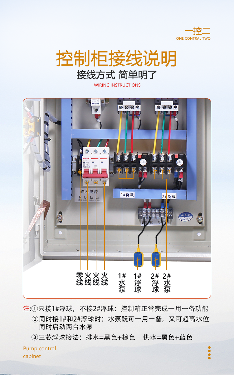 色母粒与排污泵电箱怎么接