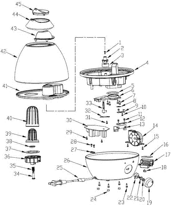 灯具配附件与加湿器制作方法