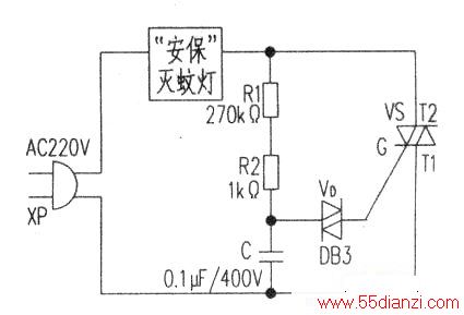 灭蚊灯与变送器怎么接