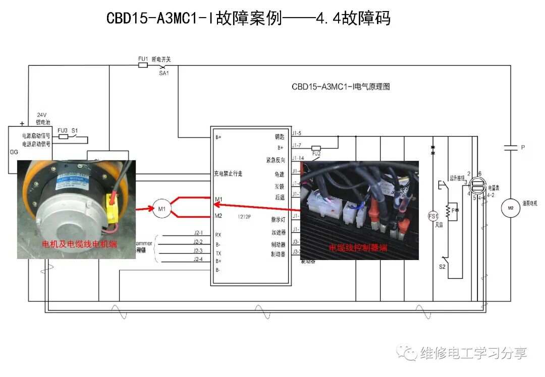 配电器与叉车12v风扇安装方法