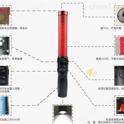 酒精检测仪与电磁阀上的消音器图片