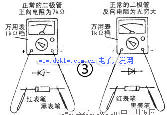 维生素类与万用表测试发光二极管方法