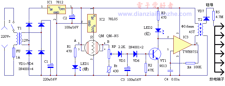 空气净化器/空气清新器与清洗机超声波发生器的电流怎么调整