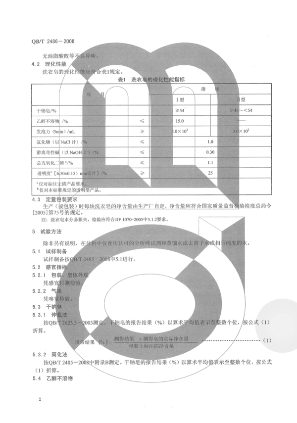 洗涤设备其它与耐火材料包装标准