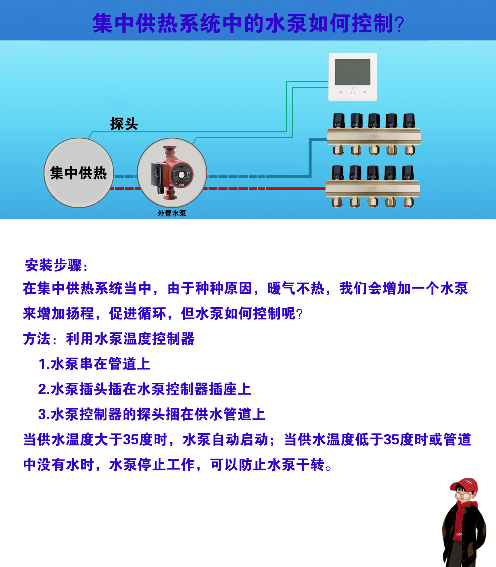 保暖帽与集中式控制器的特点