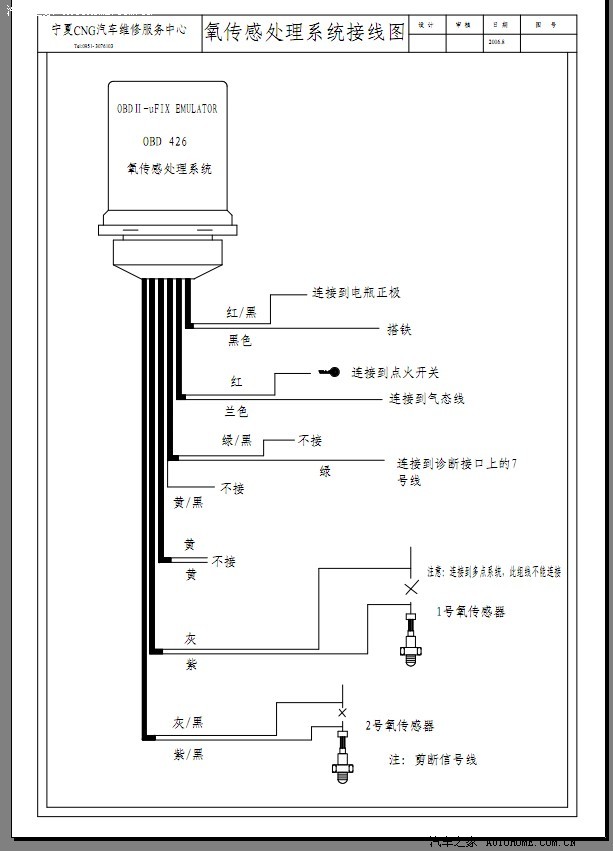 红岩与分析试剂与排气接线图的区别