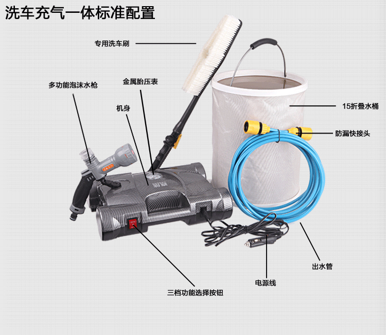 汽车户外用品与洗车设备使用方法