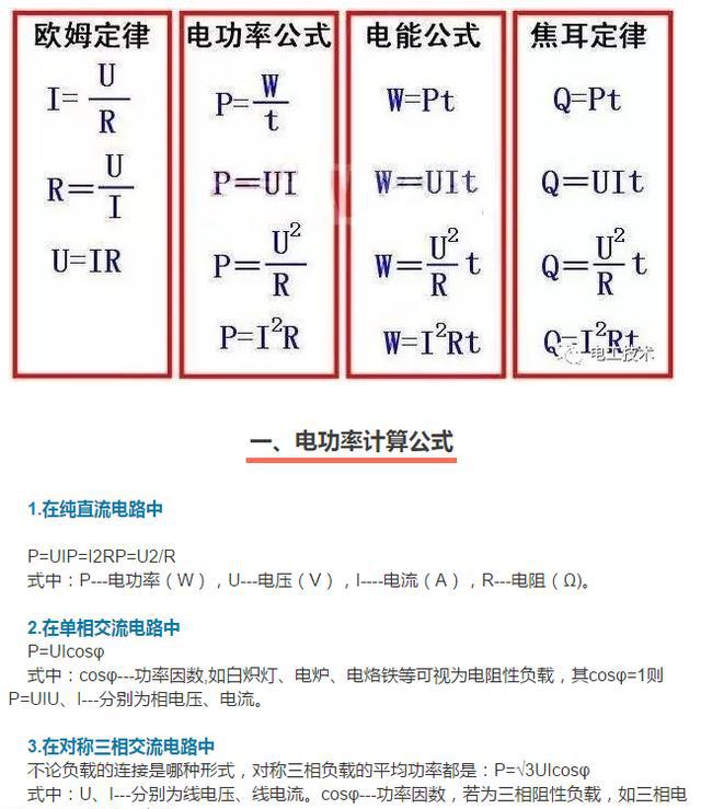 铁合金与电源适配器功率计算公式