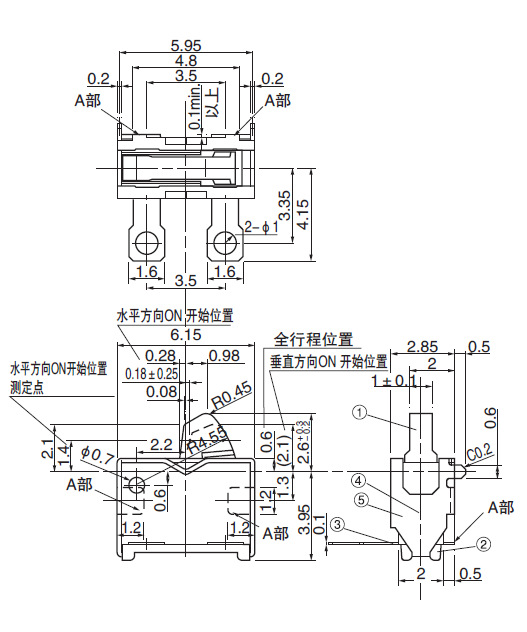 其它电子工业专用设备与组合限位开关