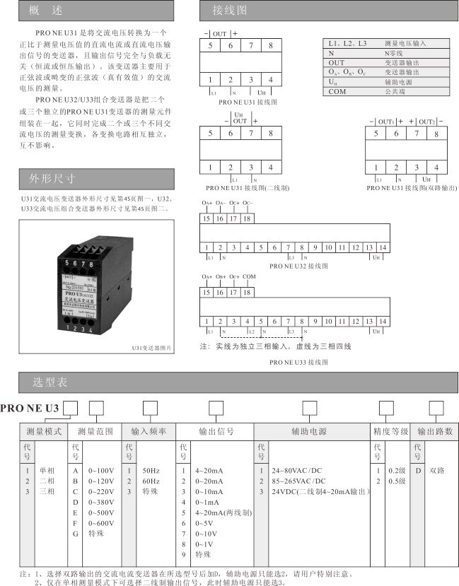 其它印刷设备与电压型变送器