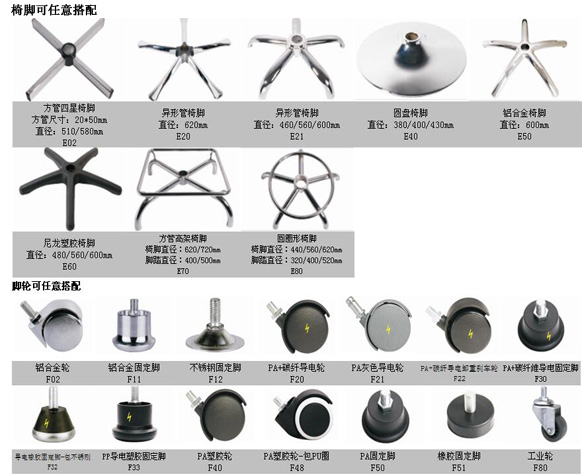 卫浴用五金件与防静电转椅