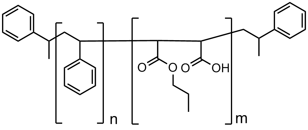标本与苯乙烯和丙烯酸甲酯共聚