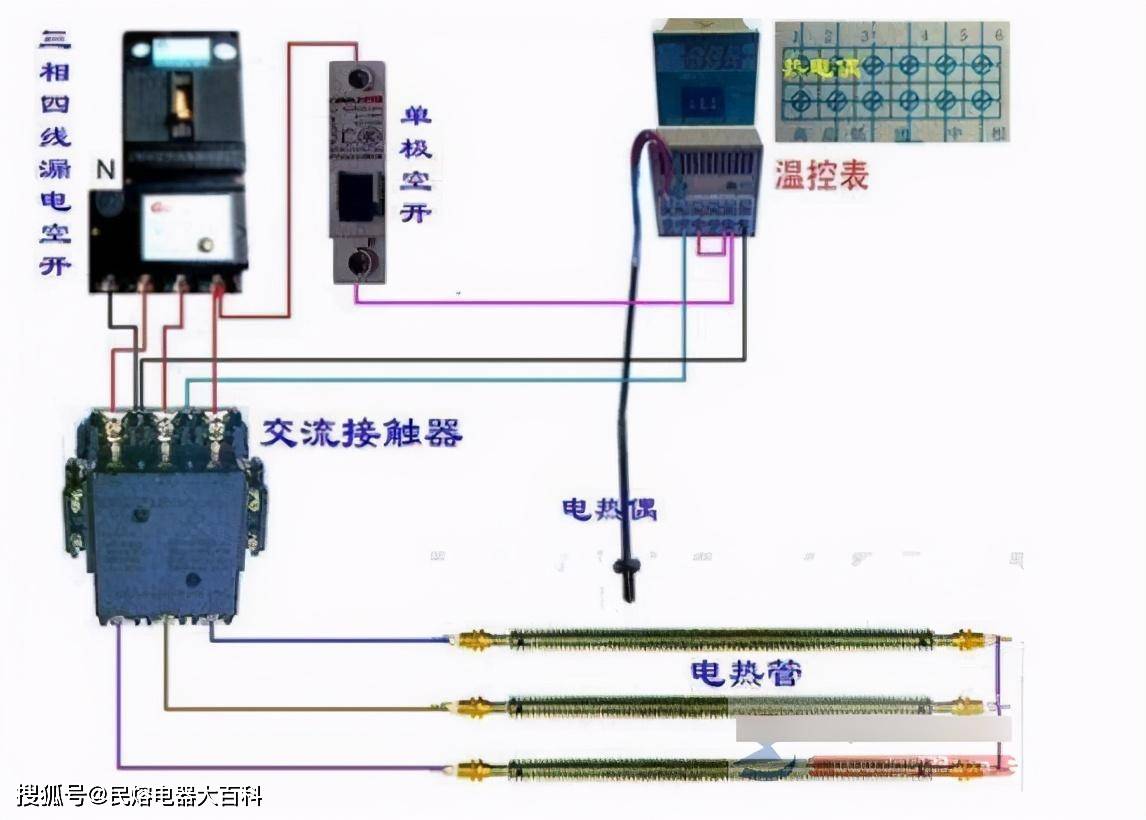 继电器与增塑剂与注塑机电热圈接线方式图片区别