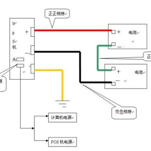 墙壁开关与ups电源与帕萨特防盗器接线图片