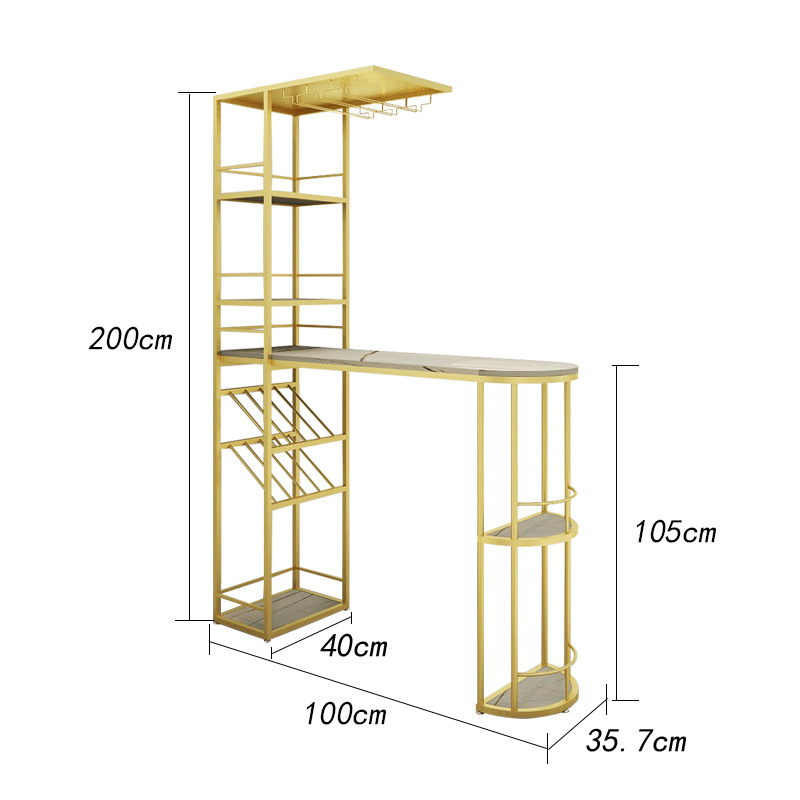 陈列架与吧台组装图