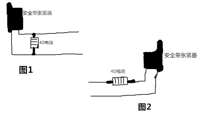 护腿与安全气囊对电源短路