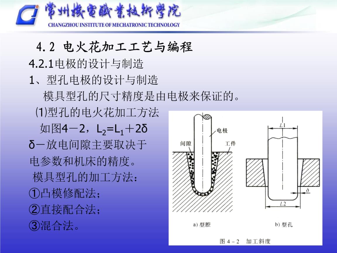 大沿帽与电火花加工内齿