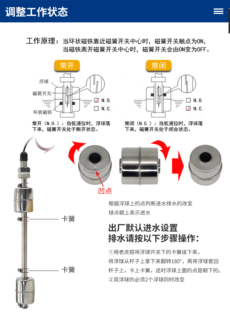 工装夹具与水位浮球开关怎么装的视频