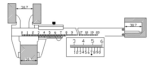 联轴器与请问带表的卡尺怎么读数
