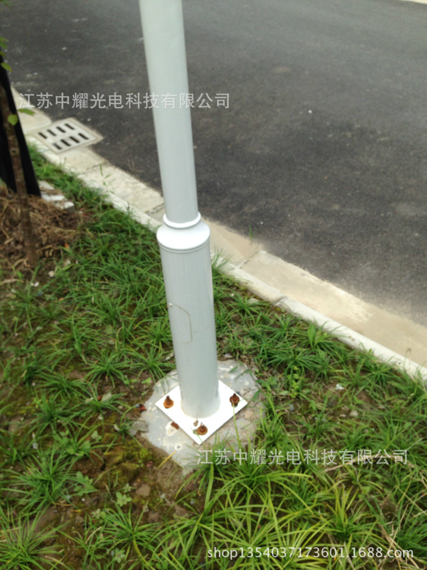 道路灯与聚乙烯法兰盘